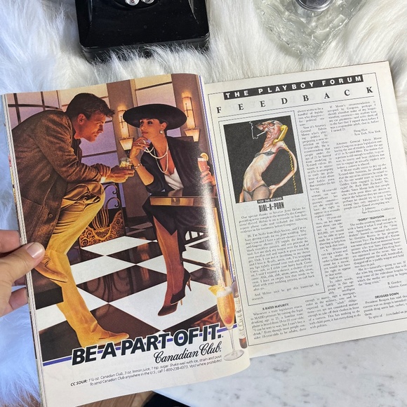 Vintage 80s Playboy Magazine March 1987 - Picture 2 of 4